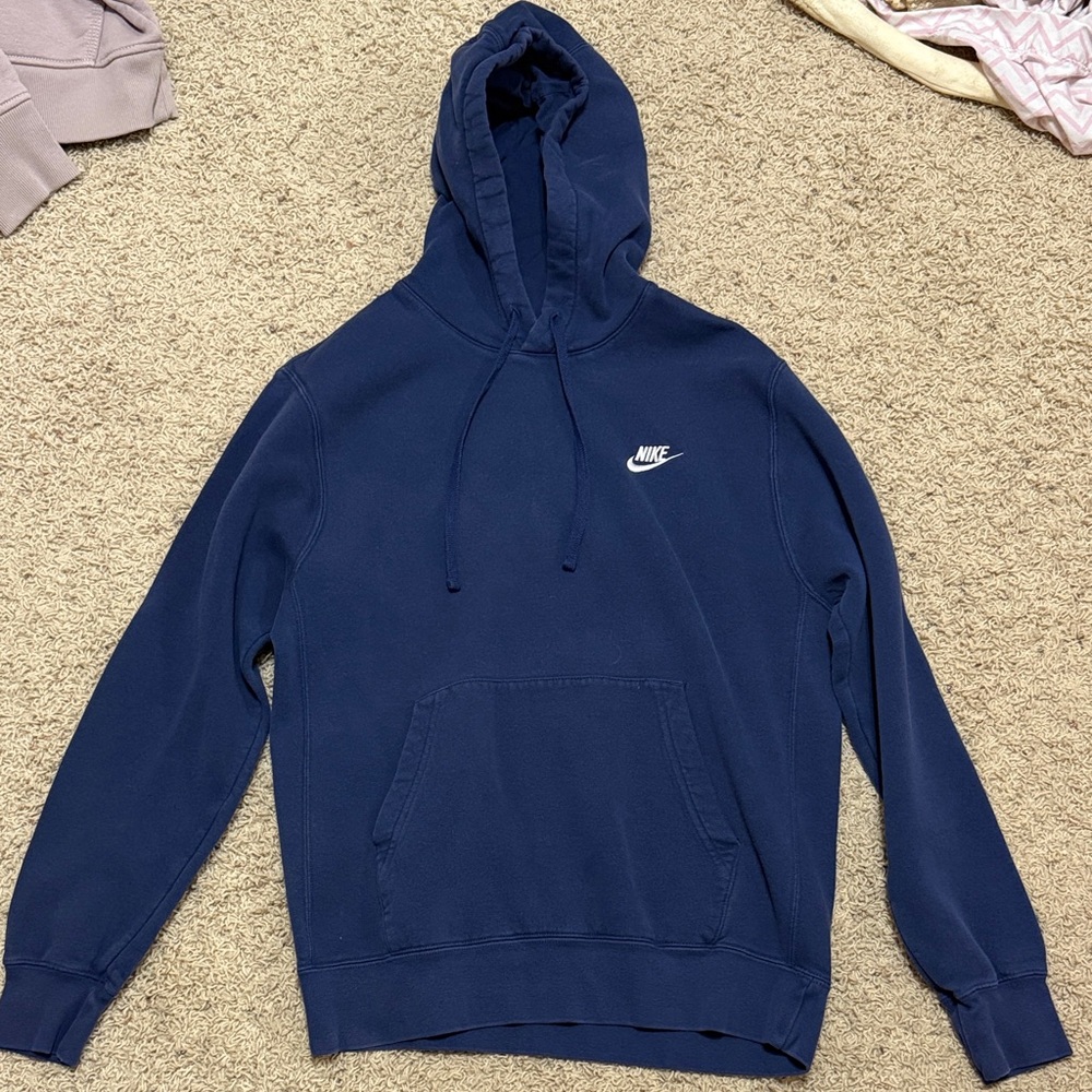 Nike Men's Deep Blue Pullover Hoodie